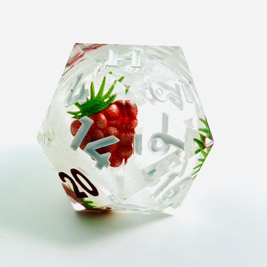 Berrywhirl Dice Liquid Core DnD Dice Set, Sharp Edge D&D Dice Full Set, Dungeons and Dragons Polyhedral RPG DND Dice D6, D20, Gift for Gamer